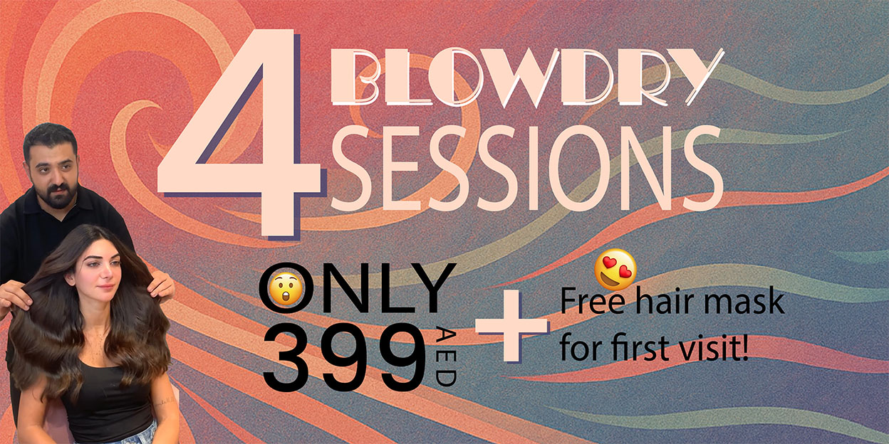 Itsu 4 blowdry sessions promotion