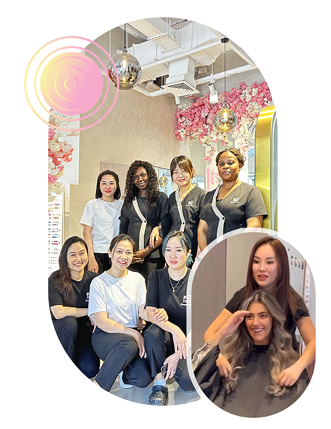 ItsU Nails Salon support staffs